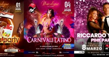 E’ il Mascalzone dei Grandi Eventi: Nutella Party, Carnevale Latino, Festa della Donna