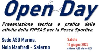 ASD Marina, l’Open Day Fipsas per… staccare i bambini dai cellulari